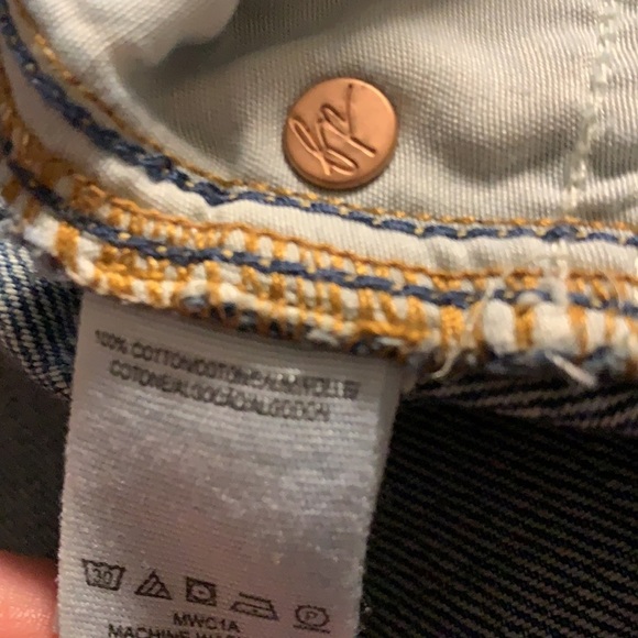 We The Free denim a line mini skirt - Picture 5 of 5